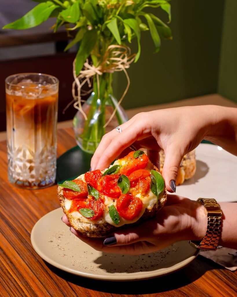 Oliva Cafe Caprese Toast