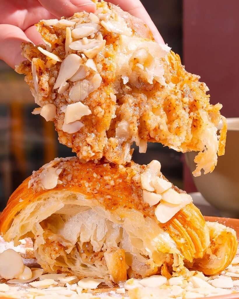 Croissant Aux Amandes Oliva Cafe